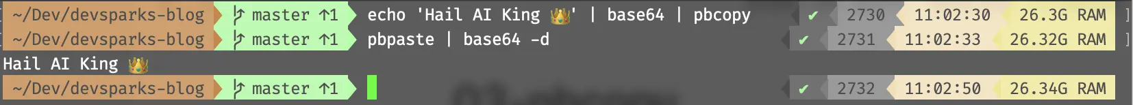 pbcopy and pbpaste