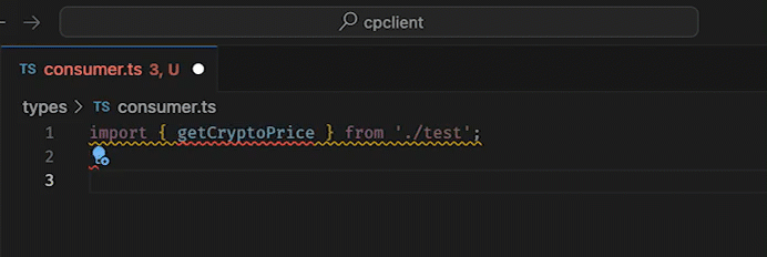 How autocomplete works in IDE gif